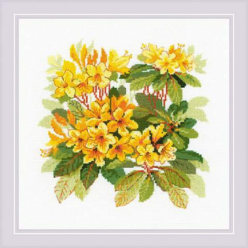 Набор для вышивания «Риолис» 1922 Рододендрон  40*40 см