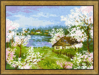 Набор для вышивания «Сотвори Сама» 1524 Яблони в цвету 24*18 см