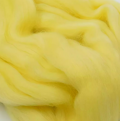 Тонкая мериносовая шерсть 100 г * 5 шт 0027 лимон 