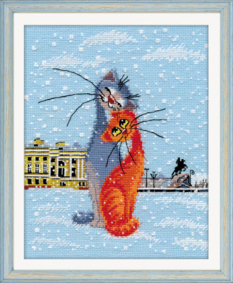 Набор для вышивания «Овен» 1032 Кошки-крошки,18*23 см