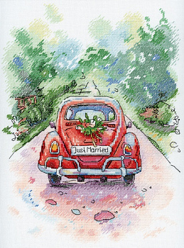 Набор для вышивания "Акварель" А-004  Романтическое путешествие, 27 х 20 см