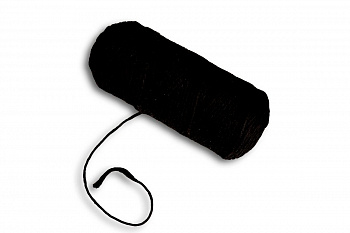 Шпагат хлопковый крученый 4 мм (черный) 100м