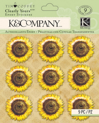 Стикеры-украшения: Подсолнухи Tim Coffey