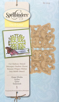 Набор ножей Spellbinders® Shapeabilities® Die D-Lites™ "Решетка"