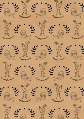 Крафт-бумага "Stilerra" GKP-02, 200 х 70 см, цвет: 09 поздравление