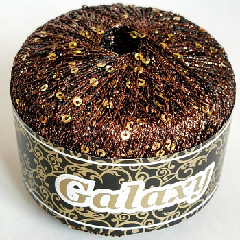 Гэлэкси, пряжа для ручного вязания     (105, коричневый)