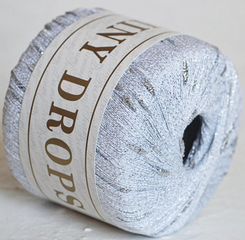 Шайни дропс, пряжа для ручного вязания (507, белый )