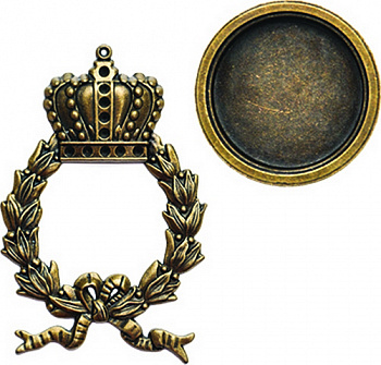 Заготовки для украшений «Regal Wreath» (Бронза)