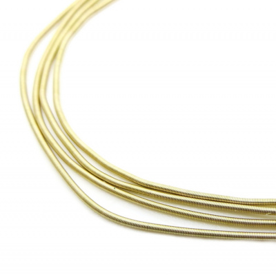 Канитель мягкая, гладкая KAN/MK1.3-23 матовая, сепия светлая 