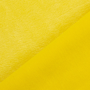 Плюш трикотажный "Gamma" PLF фасовка 50 х 50 см 14-0756 жёлтый