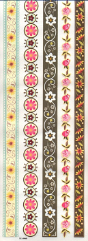 Самоклеющиеся аппликации (натирки) Mr.Painter RO-08 Флора