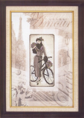Набор для вышивания «Panna» ГМ-1707 Ретро. Париж.19х28 cм