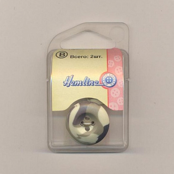 Пуговица Hemline "Prints" 23 мм, 2 шт/упак
