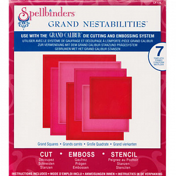 Набор ножей Spellbinders® Nestabilities® "Большие квадраты"