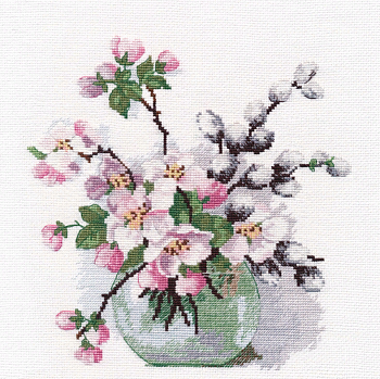 Набор для вышивания «Овен» 1386 "Аромат весны" 21 х 21 см