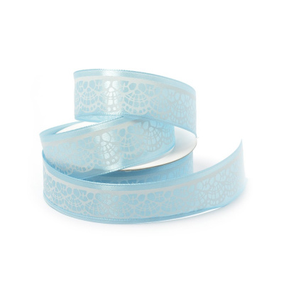 Лента атласная с рисунком, шир. 25 мм, дл. 9,14 м, TBY.ЛДР.CK-18.3.70