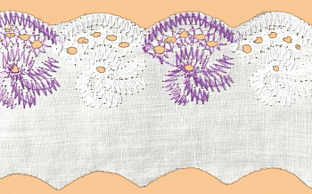 Шитье арт.ТСВ-2094 цв.101/164 шир.5см 100% п/э, 13,71 м