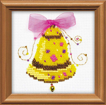 Набор для вышивания «Сотвори Сама» 1222 Счастливый звон,10х10 см