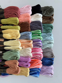 Набор мулине №4 Bestex, хлопок, пасма (60 шт. х 8 м)