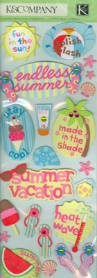Стикеры-украшения Веселое лето