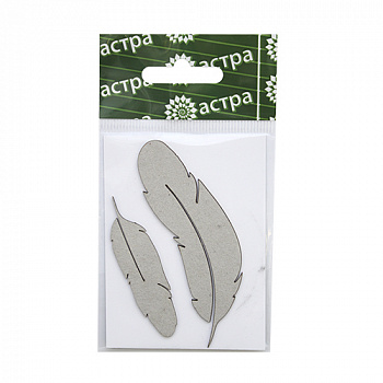 Декоративные элементы «Астра» ВК-14 Перья ассорти, 2 шт/упак