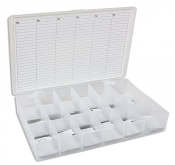 Органайзер для ниток мулине  "Gamma" ОМ-001 пластик 27.5 х 18 х 4.1 см.