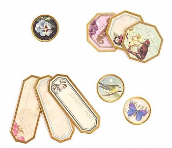 Украшения "Металлизированные ярлычки"