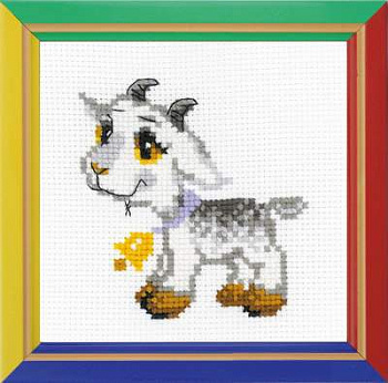 Набор для вышивания «Весёлая Пчёлка» НВ154 Серенький козлик 13x16 см