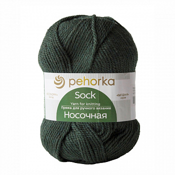 Носочная, пряжа для ручного вязания   (010, тайга)