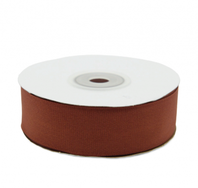 Лента репсовая 2,5 х 18,28 м (074 коричневый)