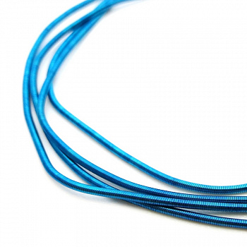 Канитель мягкая, гладкая KAN/MK1.3-12  матовая, лазурно-зеленый