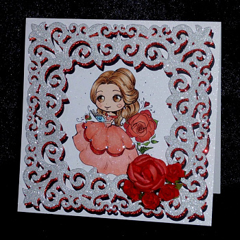 Набор ножей Spellbinders® Shapeabilities® «Ботаническое блаженство: Ботанический медальон»