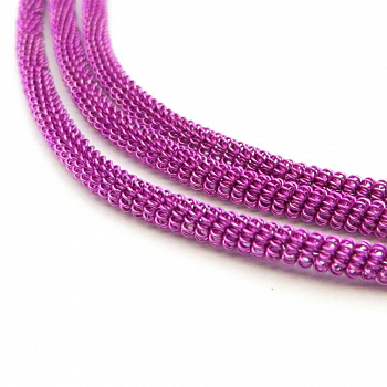 Канитель мягкая, витая KAN/DN3-09  матовый, сиреневый