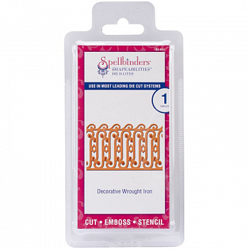 Набор ножей Spellbinders® Shapeabilities® Die D-Lites™ "Декоративный кованый забор"
