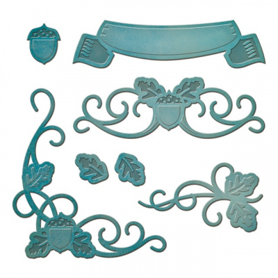 Набор ножей Spellbinders® Shapeabilities® "Желудевые узоры"