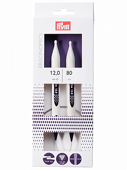 Спицы круговые Ergonomics, 12мм/80 Prym