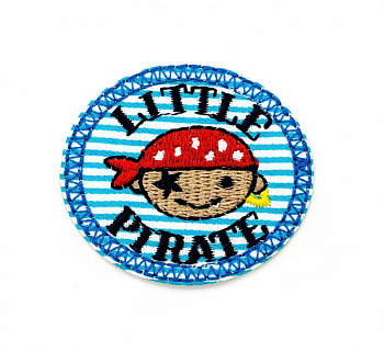 Термоаппликация Hobby&Pro BA1033 "Маленький пират", d=3,6