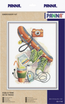 Набор для вышивания «Panna» CE-7149 "Будь в теме"23.5 x 31,5 см