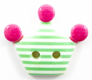 Пуговицы в тубе "Колибри"A 57 Green 54L (36мм) 18шт.