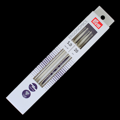 Спицы чулочные Prym Ergonomic 194206, 5 мм/20 см, 5 шт.  