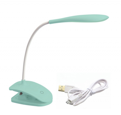 Светильник SSP-01 "Рукоделие" светодиодный на прищепке (цвет: мятный)