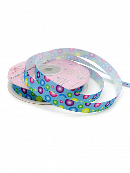 Лента декоративная принтованная "Рукоделие" LD-001 25м, цвет 02