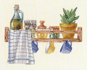 Набор для вышивания «Овен» 1637 "Кухонная композиция - 1" 23×18 см