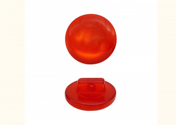 Пуговица в тубе на ножке 0311-0573 цвет красный  18 L уп/36шт