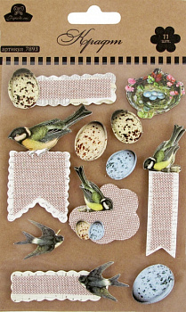 Объёмные стикеры «Рукоделие» 7893 Крафт