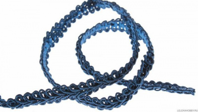 Тесьма декор. "Gamma" "Шанель" GSH-10 8.5 - 10 мм 33 м ±0.5 м цв.№038 т.синий