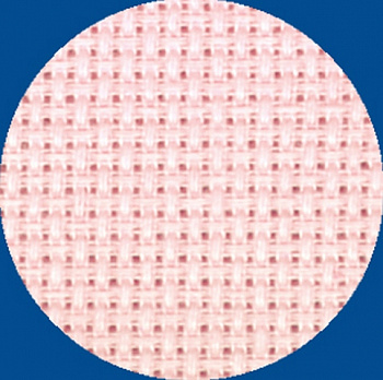 Канва Aida16 ct 100% хлопок, 110*100 смширина  цв.4430 розовый