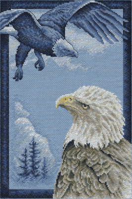 Набор для вышивания «Panna» ПТ-1832 Свободный полет 22.5 х 32.5 см