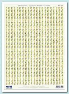 Фон бумажный для аппликаций  210х297мм ,Желтые розы