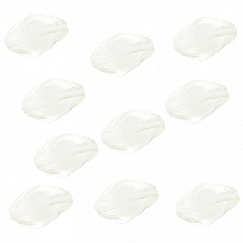 Бусина "Zlatka" акрил Z119P 10 x 20 мм  10 шт №600 прозрачная